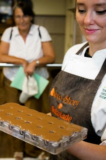 Workshop i Choco-Story Brugge