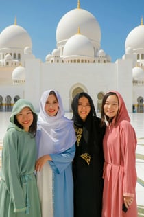 아부다비 프리미엄 당일 여행 (두바이 출발): 대모스크, 왕궁, 에티하드 타워