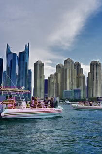 러브 보트: 90분 스피드 보트 투어 - 아인 두바이, 아틀란티스, 버즈 알 아랍