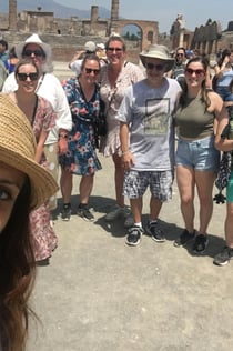 Pompei: Tour guidato + pranzo + viaggio di andata e ritorno in treno ad alta velocità da Roma
