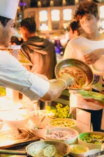 두바이 마리나: 로터스 메가요트 디너 크루즈