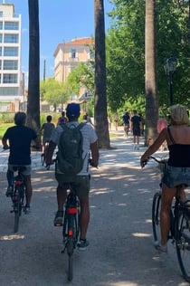 Höhepunkt der Athen Fahrradtour