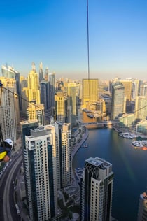 엑스라인 두바이 마리나 집라인 (사진 및 동영상 포함)