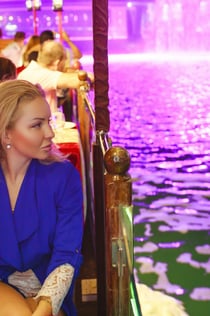 두바이 크릭: 럭셔리 다우 크루즈 투어 (라 펄 실버 티켓 포함)