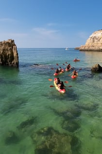 Algarve Coastline & Caves: Kayak Tour from Armação de Pera