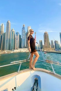 두바이 항구: 요트 투어 (1시간) - 두바이 마리나, JBR + 아인 두바이