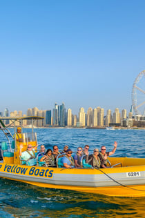 옐로우 보트: 75분 아틀란티스 투어 - 두바이 마리나, 아인 두바이, 팜, 아틀란티스