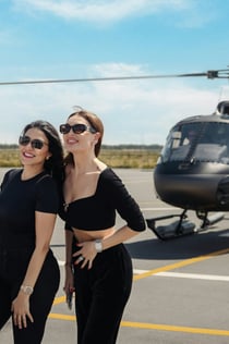 두바이: 30분 헬리콥터 탑승 (환승 + 사진 및 동영상 촬영)