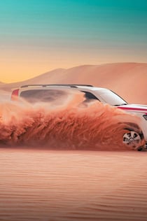 Abu Dhabi: Passeio noturno de safári no deserto + jantar