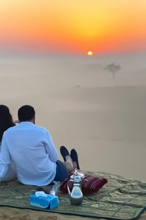 Abu Dhabi: Passeio de safári no deserto ao nascer do sol + traslado de ida e volta