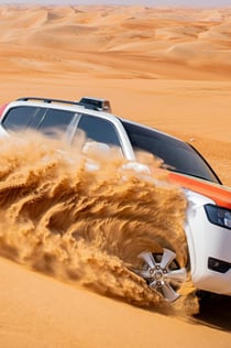 Abu Dhabi: Safári guiado no deserto de Liwa + traslado de ida e volta + almoço