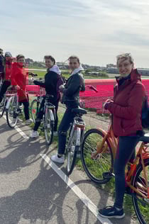 Keukenhof: Blumenfelder Geführte Fahrrad Tour