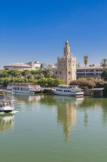 Seville: Sightseeing Cruise from Torre Del Oro + Audio Guide
