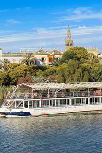 Seville: Sightseeing Cruise from Torre Del Oro + Audio Guide
