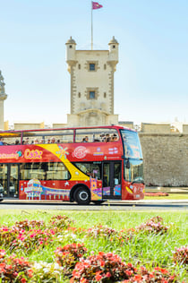 Hop-on Hop-off-buss i Cádiz