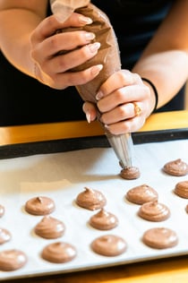 Classe de fleca de macarons francesos