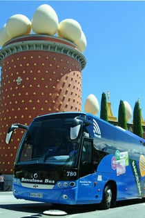 Autobus do Figueres: Day Pass z Barcelony nebo Girony