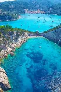 Crociera delle grotte blu di Paxos e Antipaxos (Villaggio Lakka) dal porto di Corfù