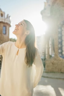 Park Güell: Entrébiljett och guidad tur på italienska