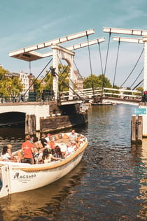 Amsterdam: creuer per Flagship canals des de la Casa d'Anna Frank