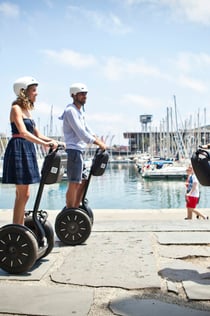 Barcelona: Waterfront Segway Tour