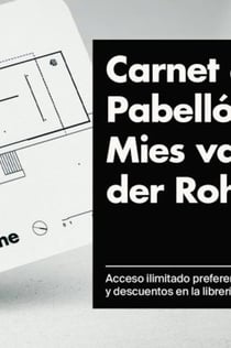 Targeta Pavelló Mies van der Rohe
