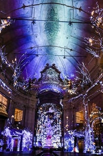 Spiritus-Lichtshow in der Kirche von Clérigos