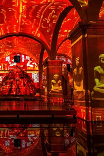 Mysterieus Egypte bij Immersivus Galerie Lissabon