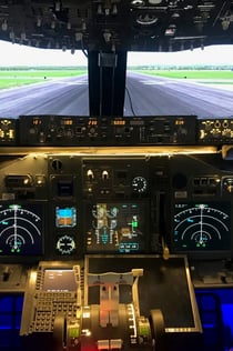Zkušenosti s letovým simulátorem Boeing 737-800