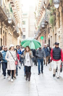 Barcelone : Visite guidée matinale de la ville