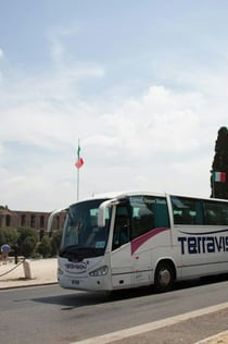 Rom: Envägs transferbuss från Fiumicinos flygplats till Roma Termini