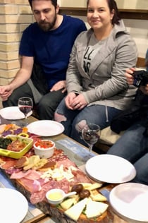 Rzym nocą: oprowadzanie rowerów elektrycznych z Salami, serem i degustacją wina