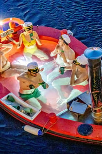 Londyn: Rejs historyczny Hot Tub Boat z przewodnikiem po Docklands