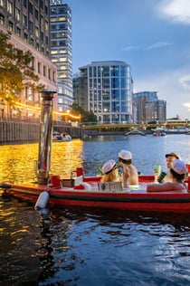 Londyn: Rejs historyczny Hot Tub Boat z przewodnikiem po Docklands