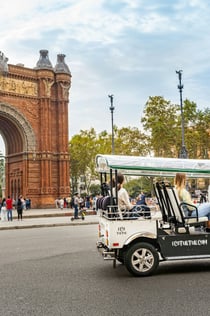 Barcelone : Visite d'1h en Tuk Tuk électrique privé