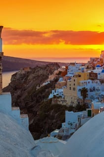 Excursion d'une journée à Santorin vers Akrotiri avec coucher de soleil à Oia