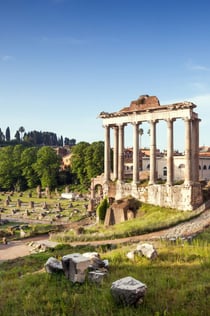 Roman Forum and Palatine Hill Entry with Multimedia Video