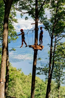 Acesso ao Lago Como Adventure Park Day