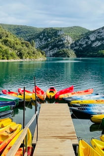 Gorges du Verdon: Kajakudlejning