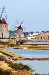 Da Palermo: Gita di un giorno a Erice + Pranzo siciliano + Degustazione di granita + Via del sale