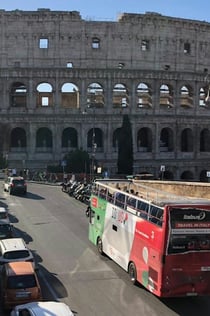 Colosseum, Forum Romanum og Palatinerhøjen: Reserveret indgang + åben panoramabus
