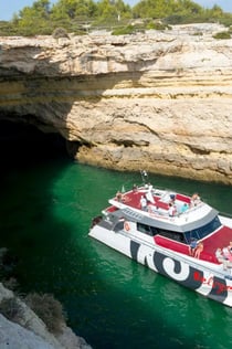 Benagil & Kustlijn: Catamaran cruise vanuit Albufeira