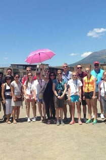 Pompeji: Skip The Line Guided Tour + Mittagessen + Hin- und Rückfahrt von Rom