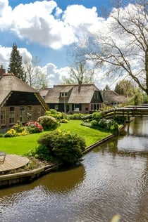 Giethoorn: Doprava + výlet lodí