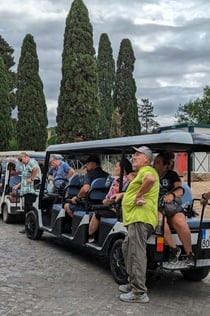 Appian Way: Guidad tur med delad golfvagn