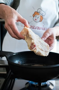 ミラノのマーケットツアーと地元の人の家での食事体験