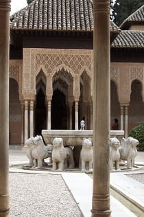 Granada: Alhambra-entrébiljett + ljudguide