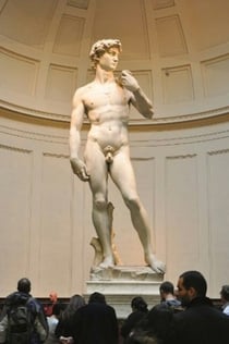 Galleria dell'Accademia e degli Uffizi: Tour guidato + viaggio di andata e ritorno da Roma