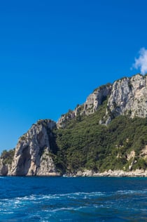 Capri: Ruta en vaixell + Degustació de limoncello + Anada/tornada Pompeia
