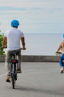 Nice e Villefranche-sur-Mer: Passeio de E-Bike